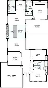 Floorplan of Homely house listing, 55 Prospector Loop, Bassendean WA 6054