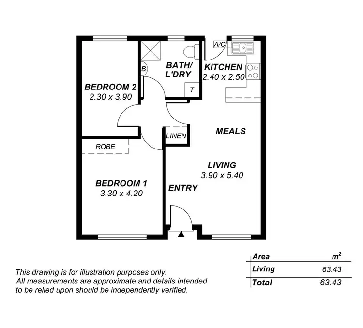 Floorplan of Homely block of units listing, 8/49 Leader Street, Goodwood SA 5034