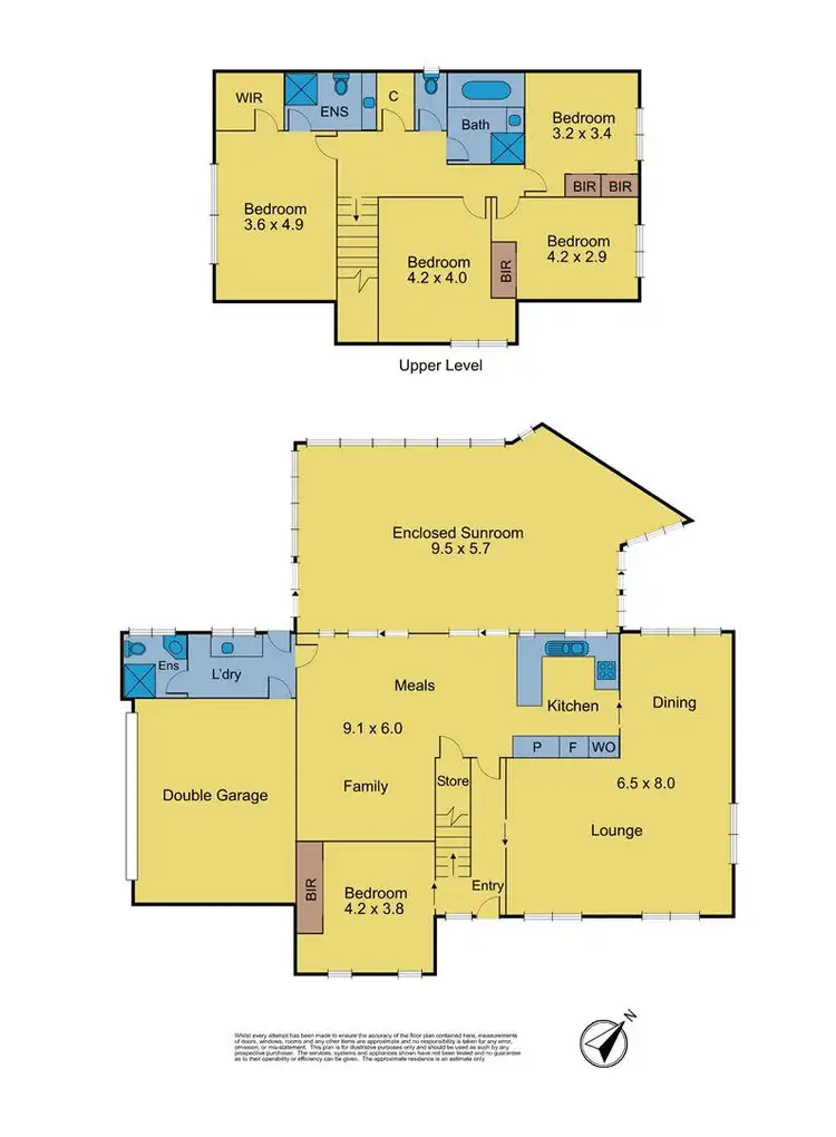 Floorplan of Homely house listing, 108 Fraser Crescent, Wantirna South VIC 3152