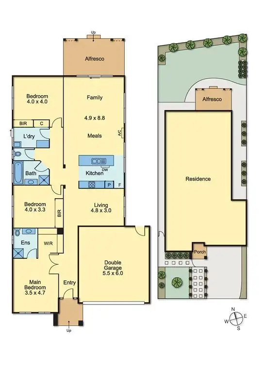 Floorplan of Homely house listing, 6 Carome Way, Doreen VIC 3754