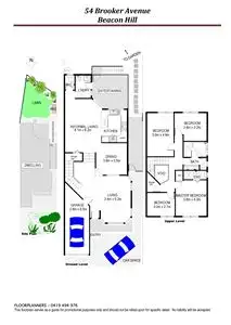 Floorplan of Homely house listing, 54 Brooker Avenue, Beacon Hill NSW 2100