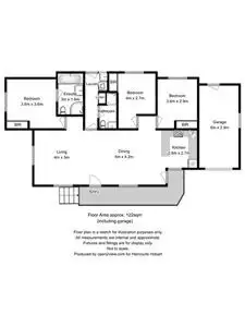 Floorplan of Homely villa listing, 1/12 Bonnett Place, Mornington TAS 7018