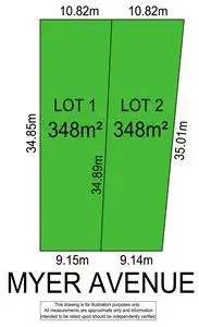 Floorplan of Homely land listing, 42 Myer Avenue, Plympton SA 5038