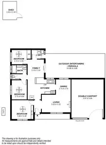 Floorplan of Homely house listing, 9 Burgoyne Drive, Old Reynella SA 5161