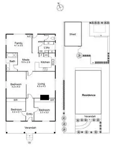 Floorplan of Homely house listing, 8 Wild Street, Reservoir VIC 3073