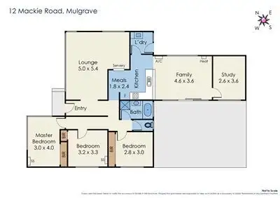 Floorplan of Homely house listing, 12 Mackie Road, Mulgrave VIC 3170
