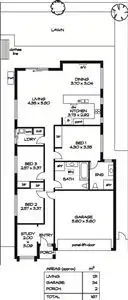 Floorplan of Homely house listing, 3 Sophia Way, Andrews Farm SA 5114