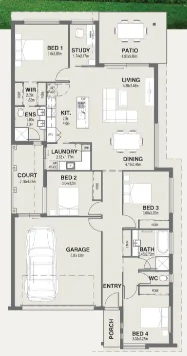Floorplan of Homely house listing, 106 Brookside Circuit, Ormeau QLD 4208