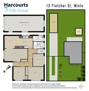 Floorplan of Homely house listing, 12 Fletcher Street, Minto NSW 2566