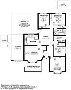 Floorplan of Homely house listing, 9 Canada Court, North Haven SA 5018