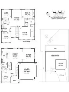 Floorplan of Homely house listing, 9 Evans Drive, Croydon VIC 3136