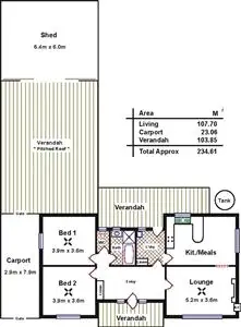 Floorplan of Homely house listing, 20 Bella Street, Gawler East SA 5118