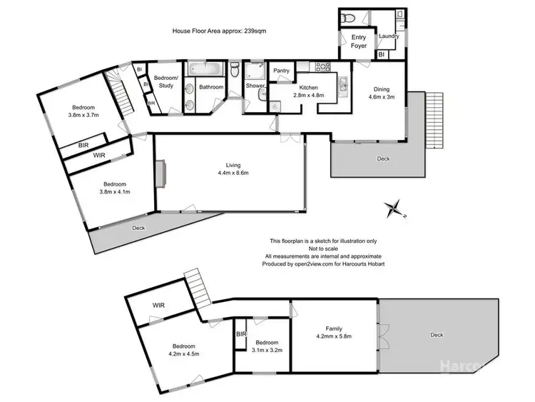 Floorplan of Homely house listing, 170 Nelson Road, Mount Nelson TAS 7007