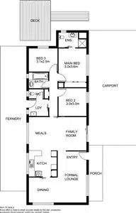 Floorplan of Homely house listing, 14 Brentwood Drive, Cranbourne North VIC 3977