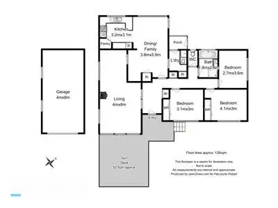 Floorplan of Homely house listing, 25 Crystal Downs Drive, Blackmans Bay TAS 7052