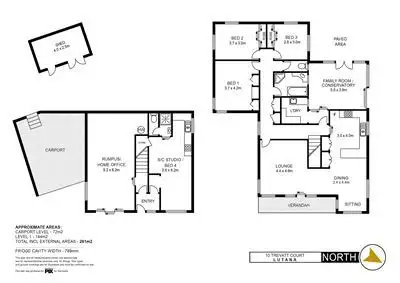 Floorplan of Homely house listing, 10 Trevatt Court, Lutana TAS 7009