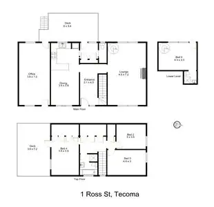 Floorplan of Homely house listing, 1 Ross Street, Tecoma VIC 3160