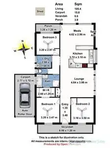 Floorplan of Homely house listing, 8 Shannon Court, Murray Bridge SA 5253