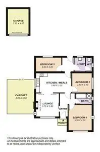Floorplan of Homely house listing, 119 Rozelle Avenue, Melrose Park SA 5039