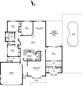 Floorplan of Homely house listing, 51 Saunders Drive, Bonogin QLD 4213