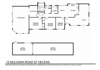Floorplan of Homely house listing, 13 Mulgara Place, St Helens Park NSW 2560
