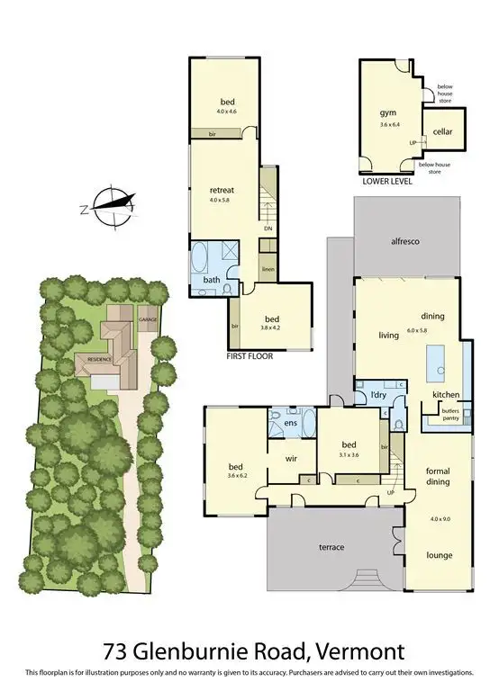 Floorplan of Homely house listing, 73 Glenburnie Road, Vermont VIC 3133