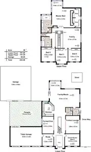 Floorplan of Homely house listing, 55 Osprey Parade, Hewett SA 5118