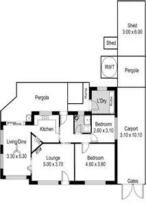 Floorplan of Homely house listing, 10 Field Avenue, Victor Harbor SA 5211