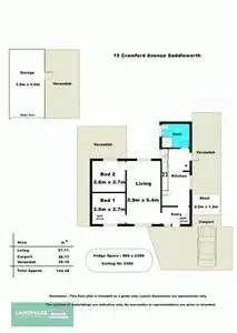 Floorplan of Homely house listing, 15 Crawford Ave, Saddleworth SA 5413