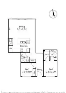 Floorplan of Homely unit listing, 12/436 Stud Road, Wantirna South VIC 3152