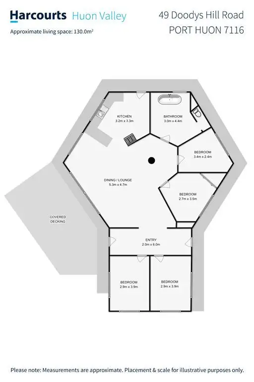 Floorplan of Homely house listing, 49 Doodys Hill Road, Port Huon TAS 7116