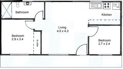 Floorplan of Homely house listing, 21 Washington Street, Goolwa SA 5214