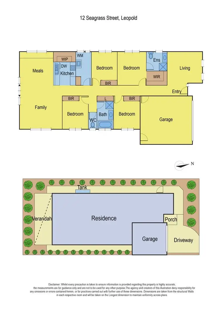 Floorplan of Homely house listing, 12 Seagrass Street, Leopold VIC 3224