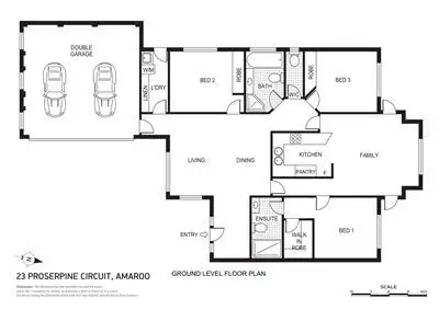 Floorplan of Homely townhouse listing, 23 Proserpine Circuit, Amaroo ACT 2914