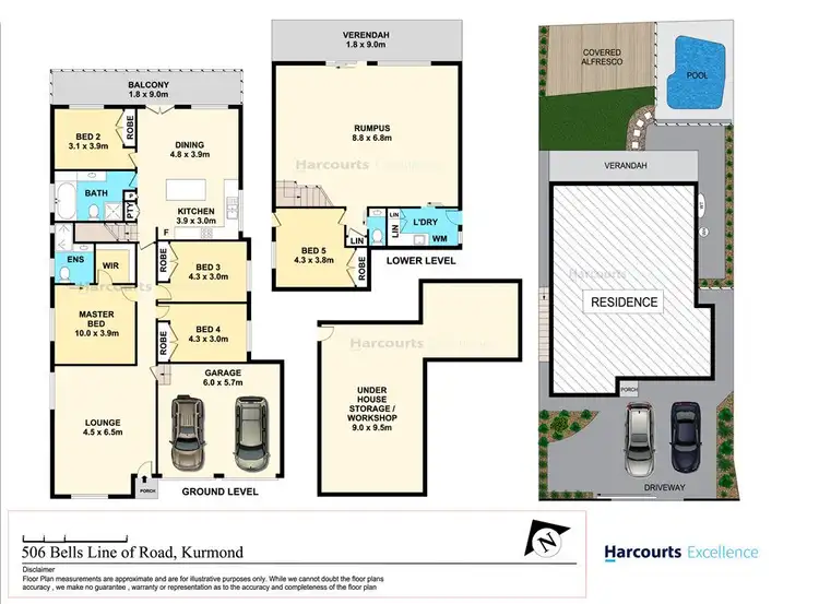 Floorplan of Homely house listing, 506 Bells Line of Road, Kurmond NSW 2757