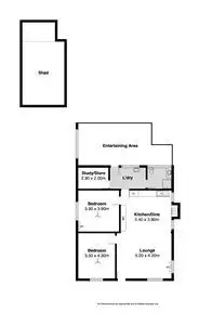 Floorplan of Homely house listing, 10 David Street, Mccracken SA 5211