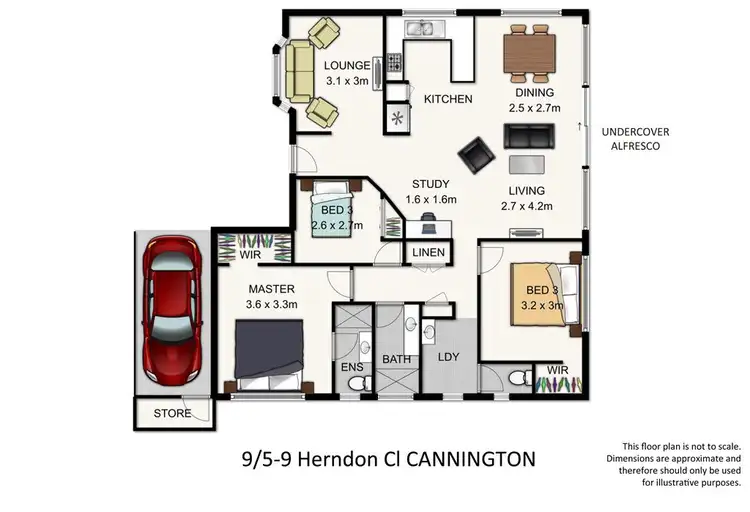 Floorplan of Homely house listing, 9/5-9 Herndon Close, Cannington WA 6107