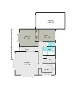 Floorplan of Homely house listing, 6/405 Eureka Street, Ballarat East VIC 3350