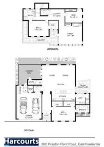 Floorplan of Homely house listing, 56C Preston Point Road, East Fremantle WA 6158