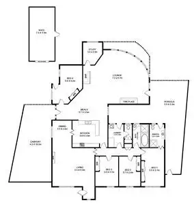 Floorplan of Homely house listing, 41 Somerset Avenue, Fulham Gardens SA 5024