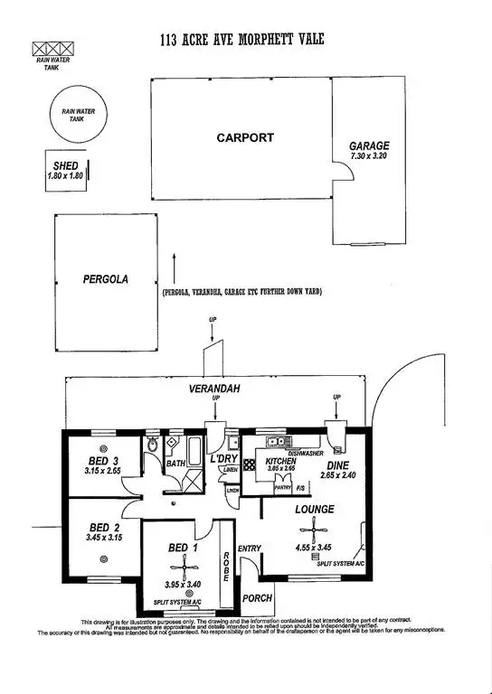 Floorplan of Homely house listing, 113 Acre Avenue, Morphett Vale SA 5162