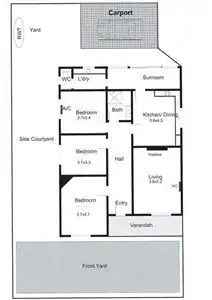 Floorplan of Homely house listing, 6 Collins Street, Pennington SA 5013