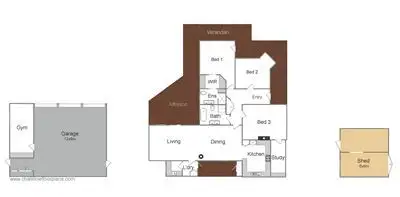 Floorplan of Homely house listing, 21 Logan Street, Mansfield VIC 3722
