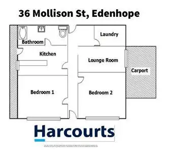 Floorplan of Homely rural property listing, 36 Mollison St, Edenhope VIC 3318