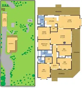Floorplan of Homely house listing, 1130 Bannockburn-Shelford Road, Teesdale VIC