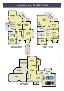 Floorplan of Homely house listing, 81 Gardenia Road, Thomastown VIC