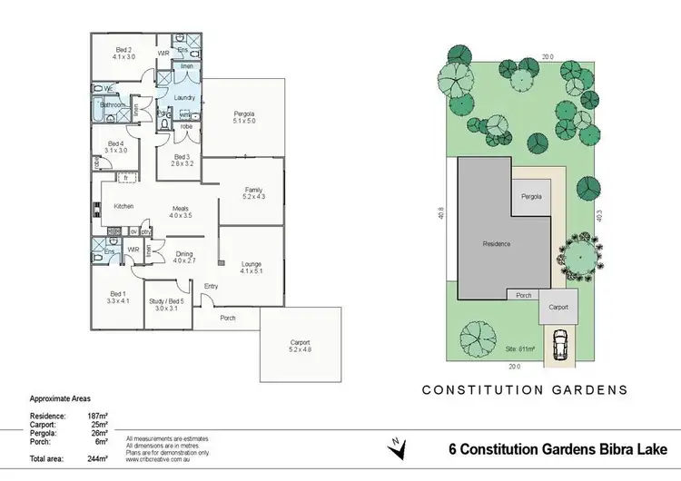 Floorplan of Homely house listing, 6 Constitution Gardens, Bibra Lake WA 6163