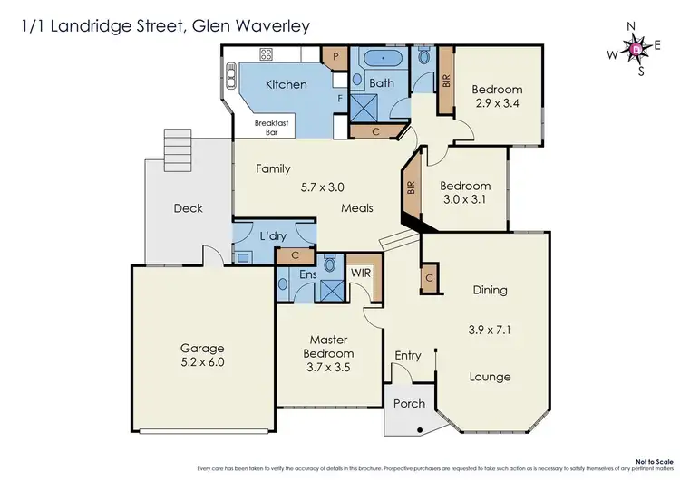 Floorplan of Homely unit listing, 1/1 Landridge Street, Glen Waverley VIC 3150