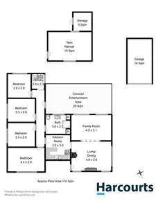 Floorplan of Homely house listing, 10 Webb Street, Dodges Ferry TAS 7173