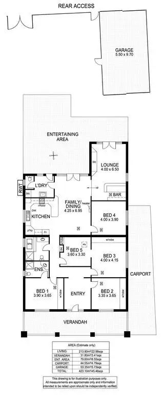 Floorplan of Homely house listing, 755 Torrens Road, Alberton SA 5014
